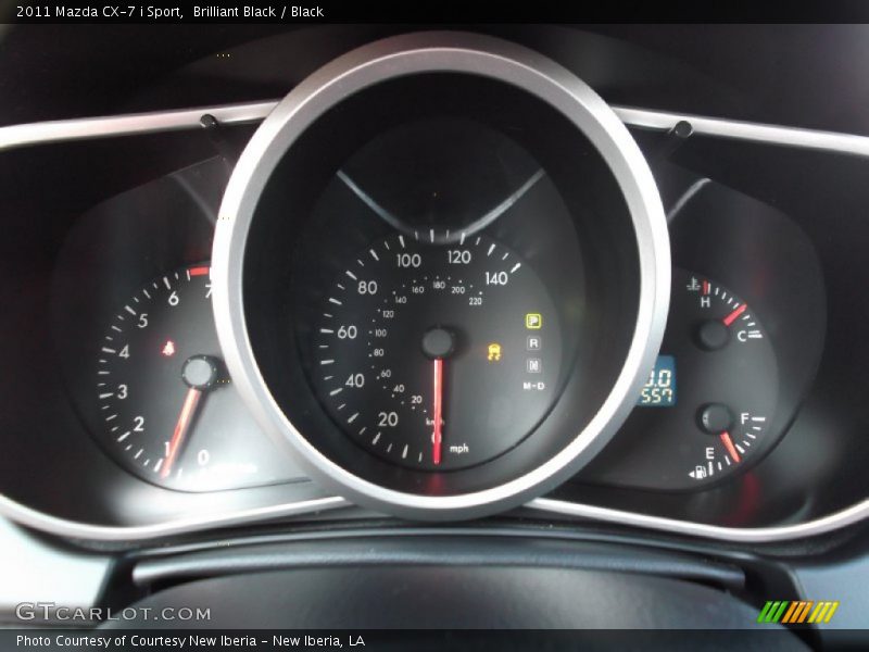 Brilliant Black / Black 2011 Mazda CX-7 i Sport