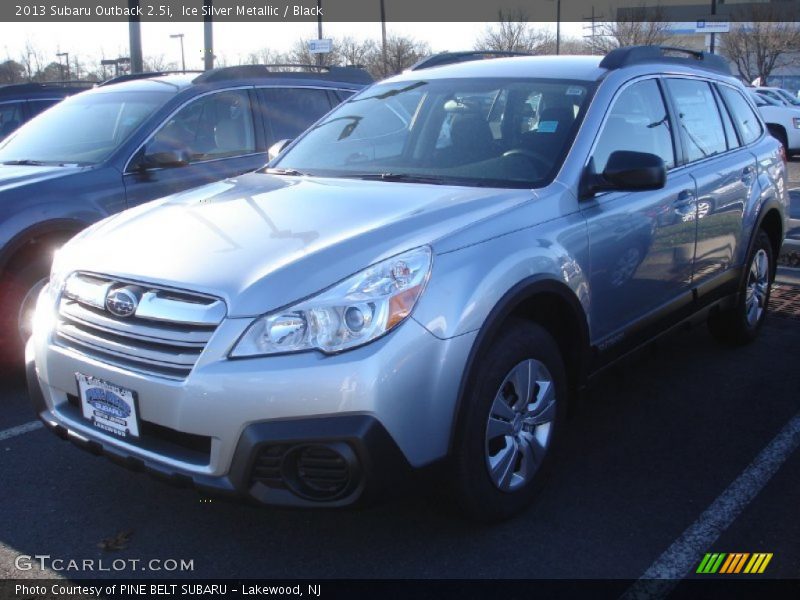 Ice Silver Metallic / Black 2013 Subaru Outback 2.5i