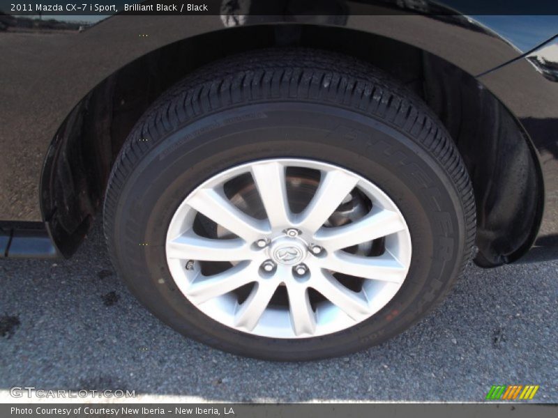 Brilliant Black / Black 2011 Mazda CX-7 i Sport