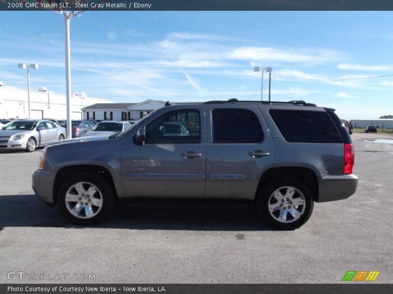 Steel Gray Metallic / Ebony 2008 GMC Yukon SLT