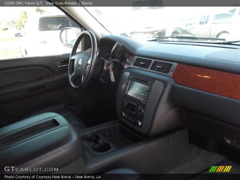 Steel Gray Metallic / Ebony 2008 GMC Yukon SLT