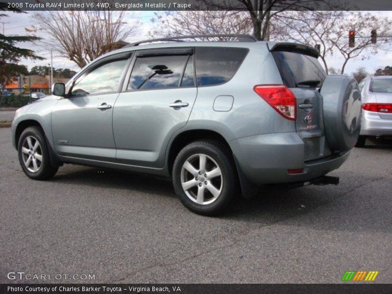 Everglade Metallic / Taupe 2008 Toyota RAV4 Limited V6 4WD