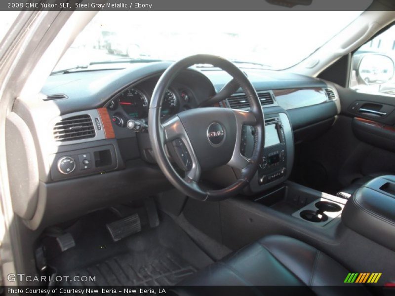 Steel Gray Metallic / Ebony 2008 GMC Yukon SLT
