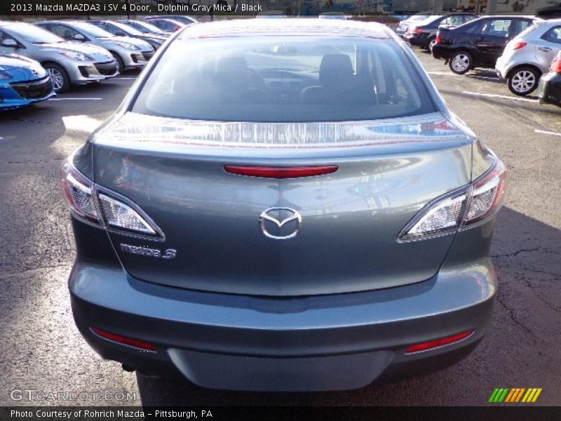 Dolphin Gray Mica / Black 2013 Mazda MAZDA3 i SV 4 Door