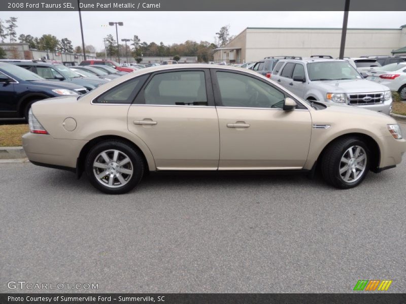 Dune Pearl Metallic / Camel 2008 Ford Taurus SEL