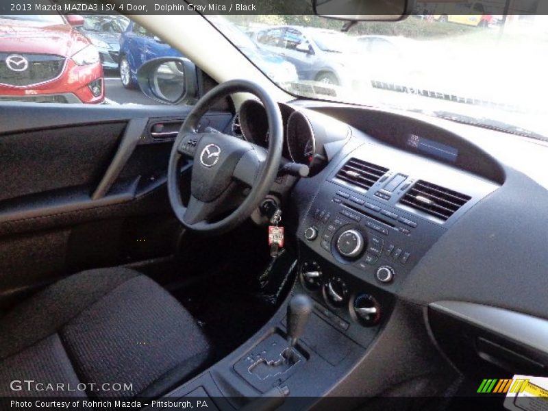 Dolphin Gray Mica / Black 2013 Mazda MAZDA3 i SV 4 Door