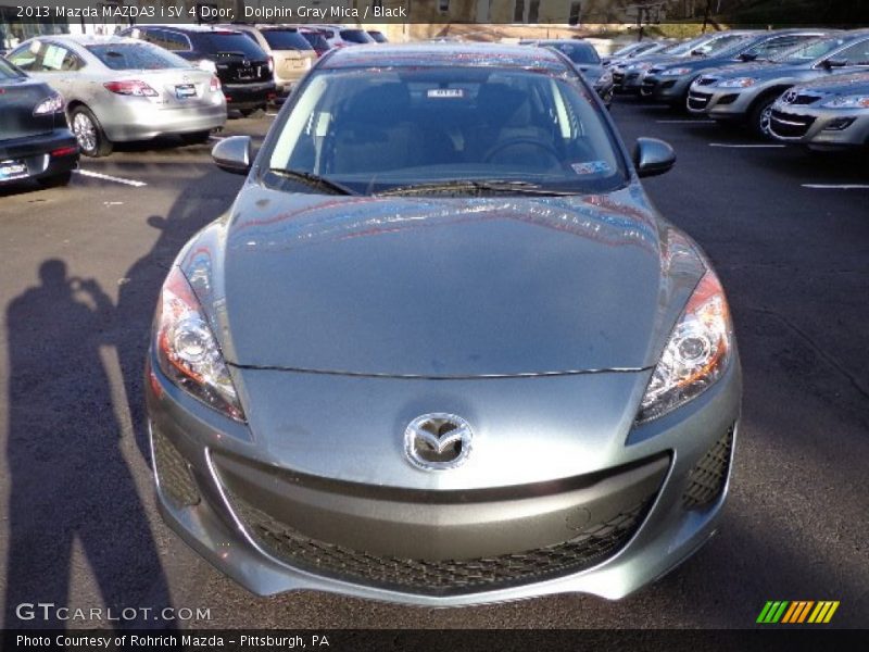 Dolphin Gray Mica / Black 2013 Mazda MAZDA3 i SV 4 Door