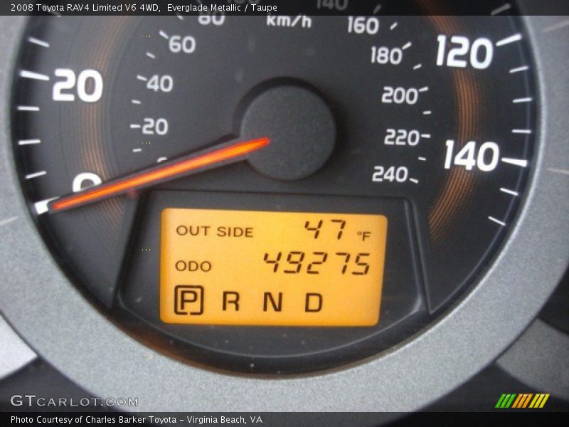 Everglade Metallic / Taupe 2008 Toyota RAV4 Limited V6 4WD