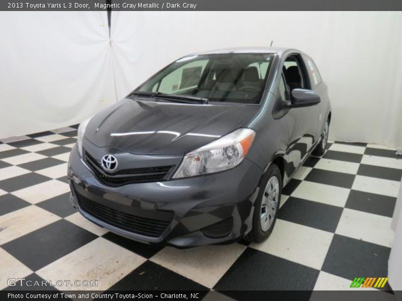 Magnetic Gray Metallic / Dark Gray 2013 Toyota Yaris L 3 Door