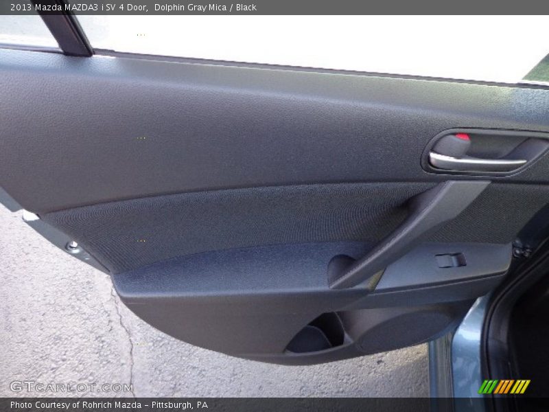 Dolphin Gray Mica / Black 2013 Mazda MAZDA3 i SV 4 Door