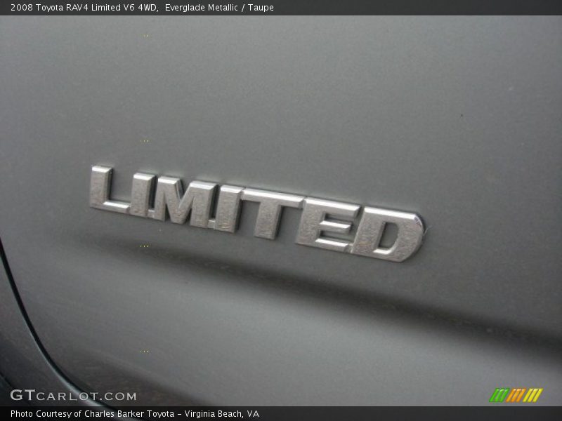 Everglade Metallic / Taupe 2008 Toyota RAV4 Limited V6 4WD