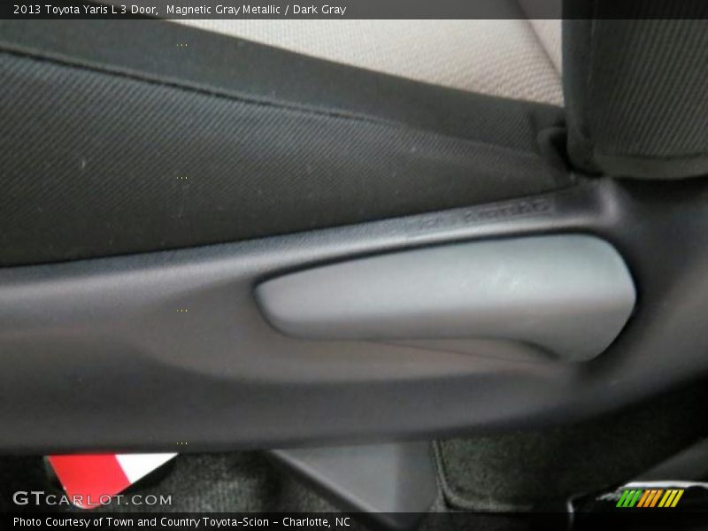 Magnetic Gray Metallic / Dark Gray 2013 Toyota Yaris L 3 Door