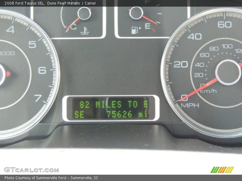 Dune Pearl Metallic / Camel 2008 Ford Taurus SEL