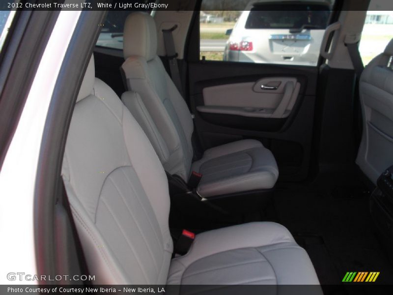 White / Light Gray/Ebony 2012 Chevrolet Traverse LTZ
