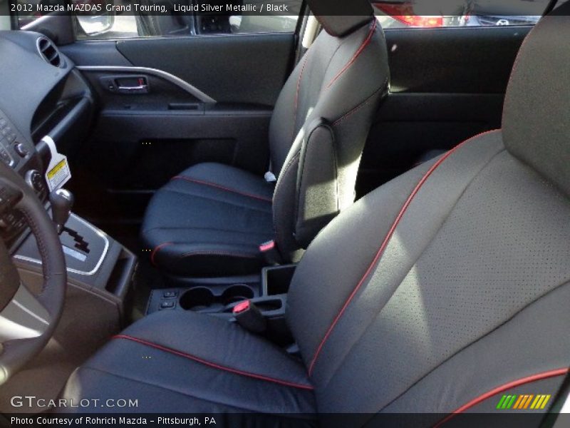Liquid Silver Metallic / Black 2012 Mazda MAZDA5 Grand Touring