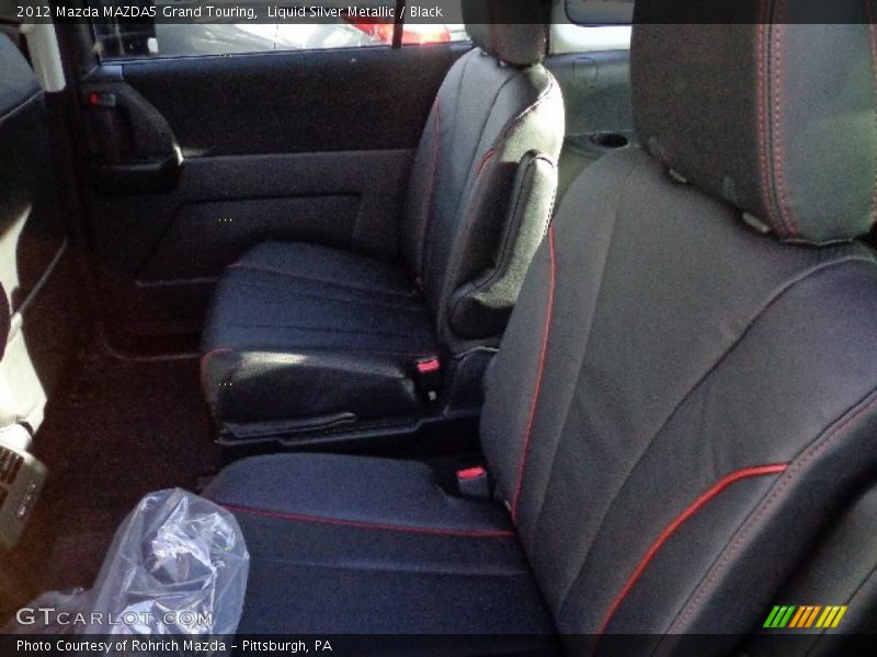 Liquid Silver Metallic / Black 2012 Mazda MAZDA5 Grand Touring