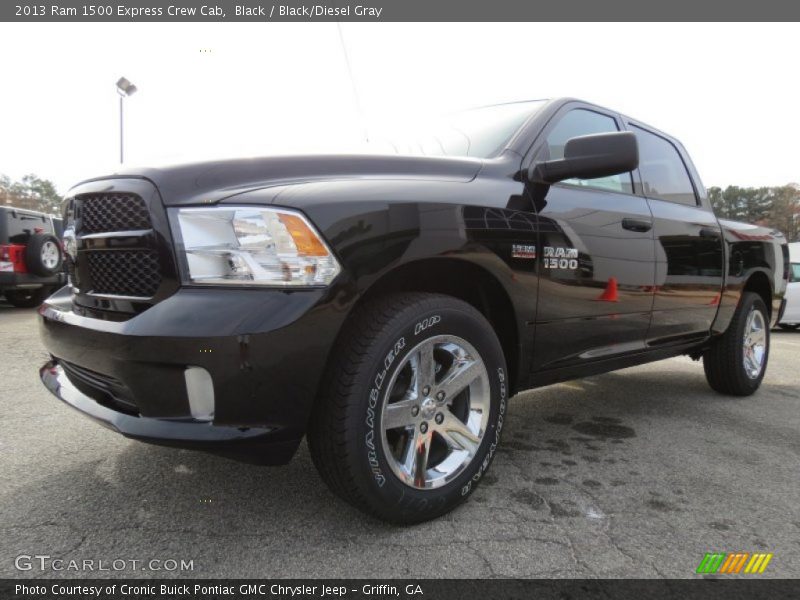 Black / Black/Diesel Gray 2013 Ram 1500 Express Crew Cab