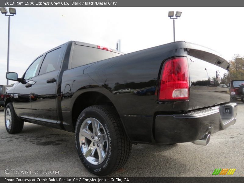 Black / Black/Diesel Gray 2013 Ram 1500 Express Crew Cab