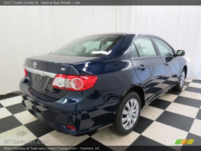 Nautical Blue Metallic / Ash 2013 Toyota Corolla LE