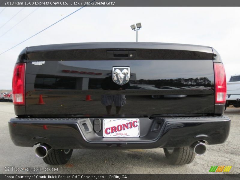 Black / Black/Diesel Gray 2013 Ram 1500 Express Crew Cab