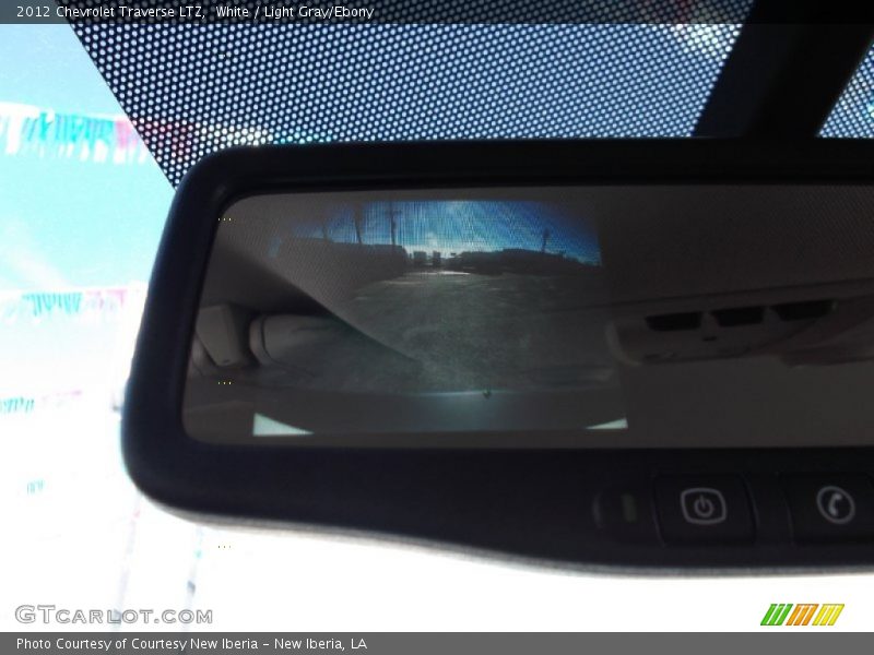 White / Light Gray/Ebony 2012 Chevrolet Traverse LTZ
