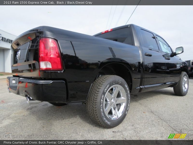 Black / Black/Diesel Gray 2013 Ram 1500 Express Crew Cab