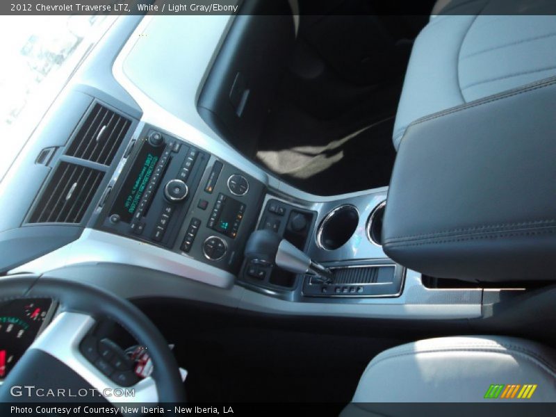 White / Light Gray/Ebony 2012 Chevrolet Traverse LTZ
