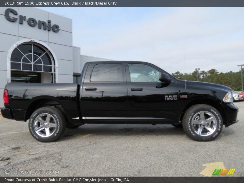 Black / Black/Diesel Gray 2013 Ram 1500 Express Crew Cab