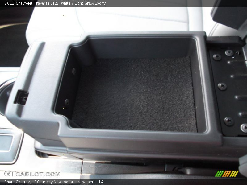 White / Light Gray/Ebony 2012 Chevrolet Traverse LTZ