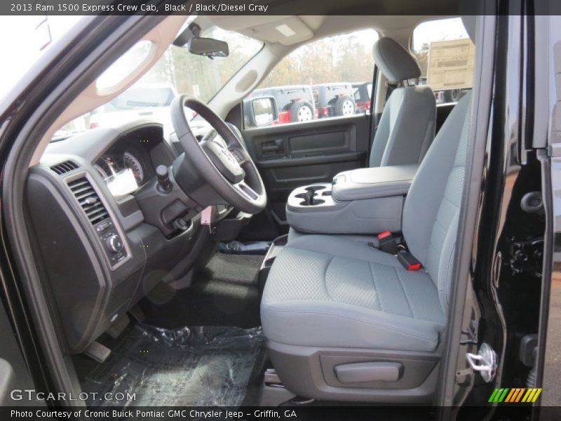Black / Black/Diesel Gray 2013 Ram 1500 Express Crew Cab