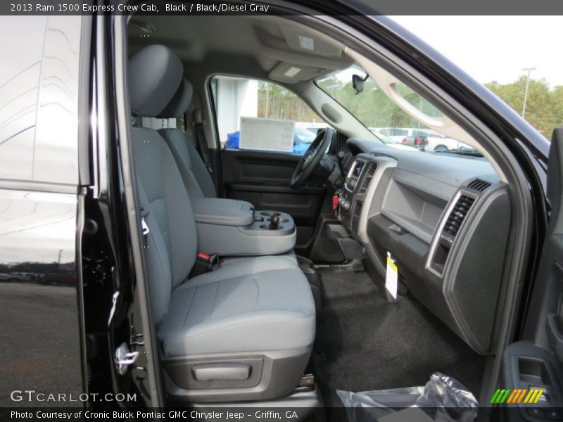 Black / Black/Diesel Gray 2013 Ram 1500 Express Crew Cab