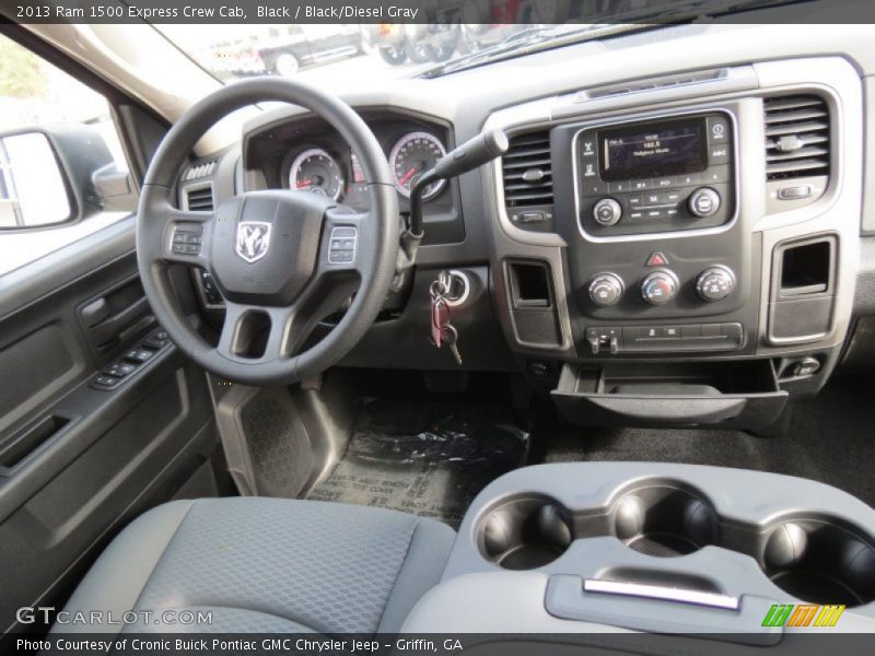 Black / Black/Diesel Gray 2013 Ram 1500 Express Crew Cab