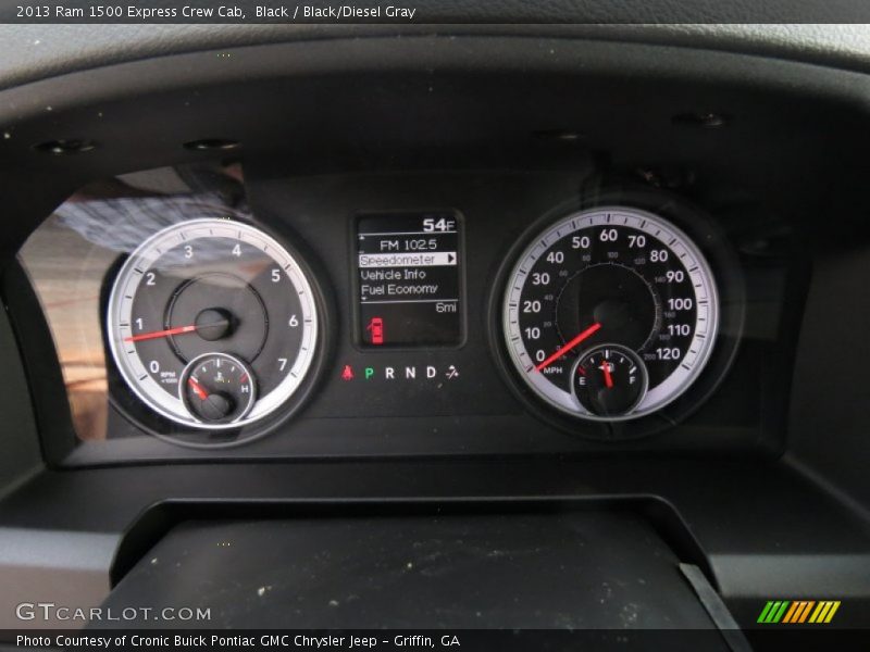 Black / Black/Diesel Gray 2013 Ram 1500 Express Crew Cab