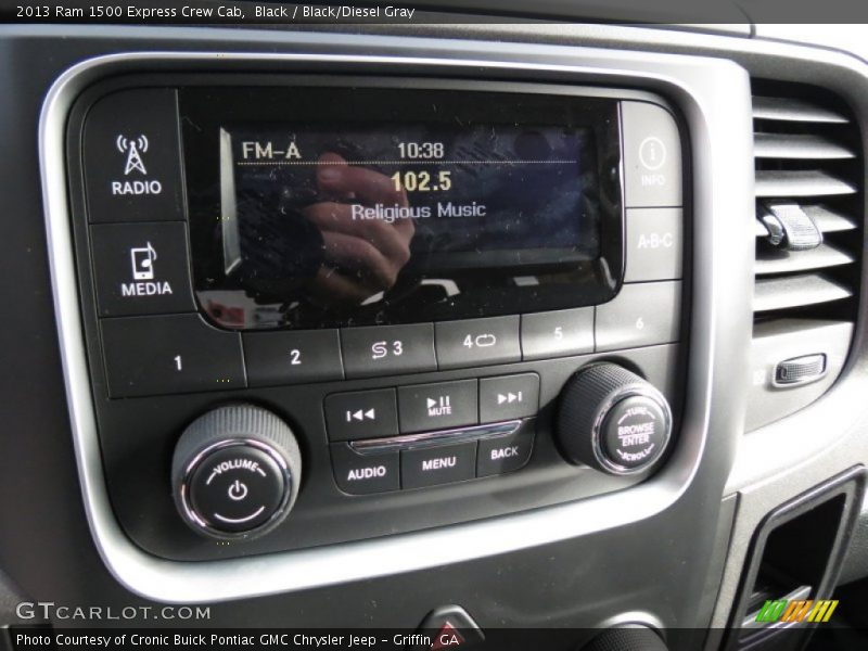 Black / Black/Diesel Gray 2013 Ram 1500 Express Crew Cab