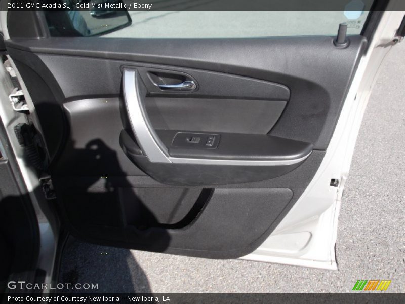 Gold Mist Metallic / Ebony 2011 GMC Acadia SL