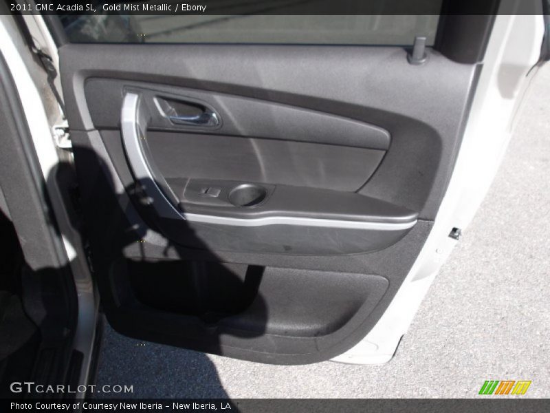 Gold Mist Metallic / Ebony 2011 GMC Acadia SL