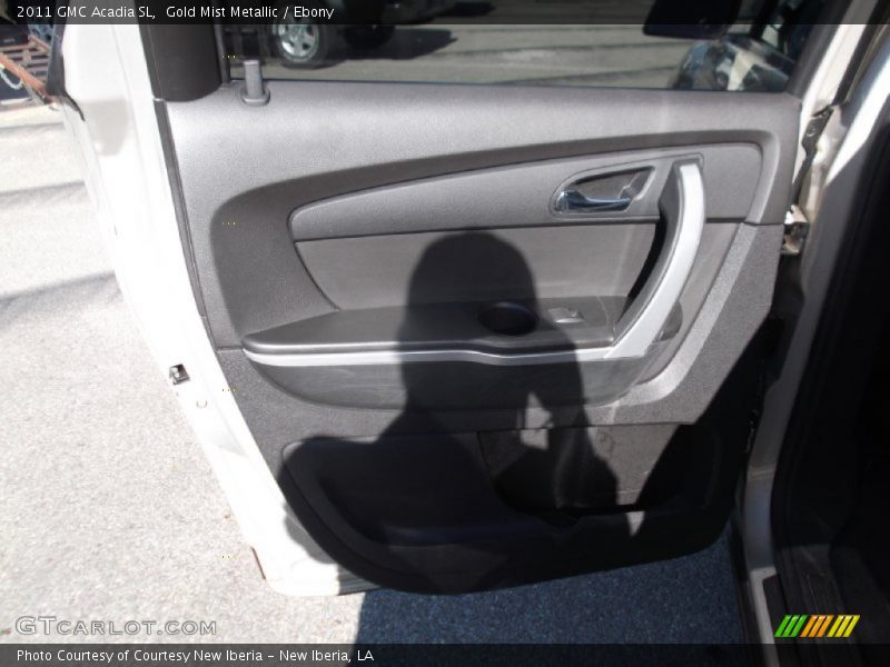 Gold Mist Metallic / Ebony 2011 GMC Acadia SL