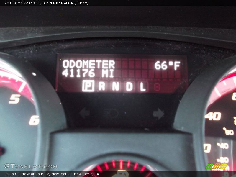 Gold Mist Metallic / Ebony 2011 GMC Acadia SL