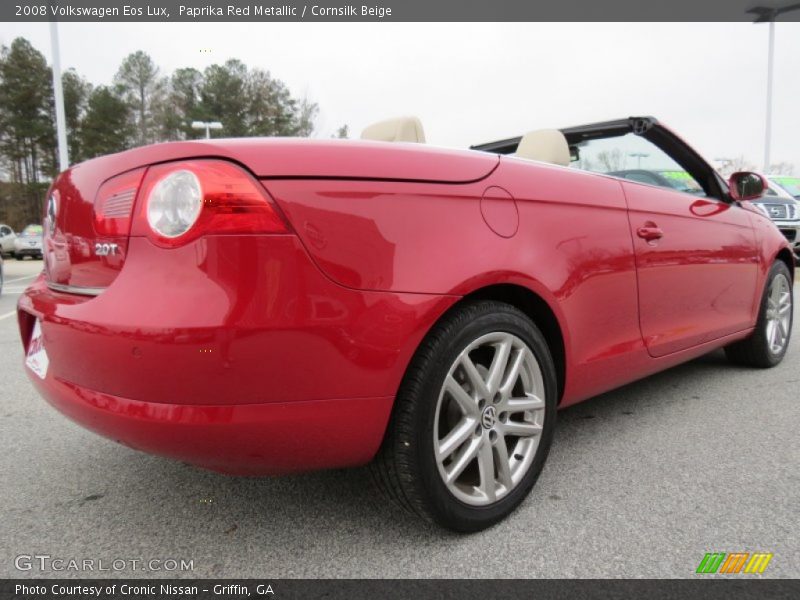 Paprika Red Metallic / Cornsilk Beige 2008 Volkswagen Eos Lux