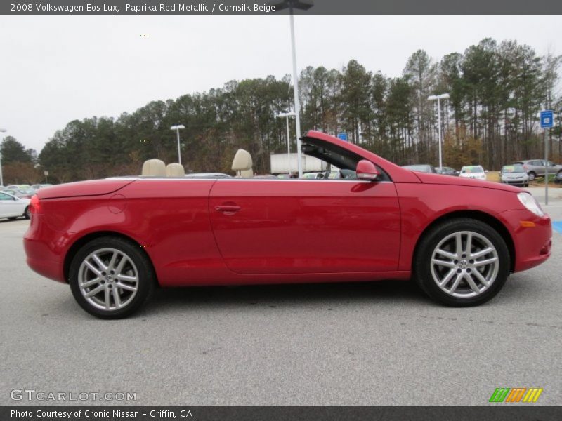 Paprika Red Metallic / Cornsilk Beige 2008 Volkswagen Eos Lux