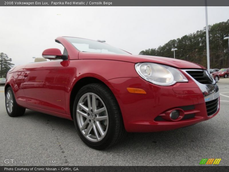 Paprika Red Metallic / Cornsilk Beige 2008 Volkswagen Eos Lux