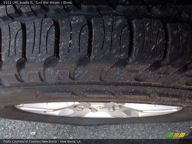 Gold Mist Metallic / Ebony 2011 GMC Acadia SL