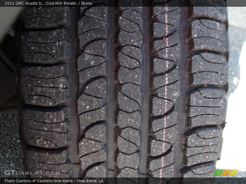 Gold Mist Metallic / Ebony 2011 GMC Acadia SL