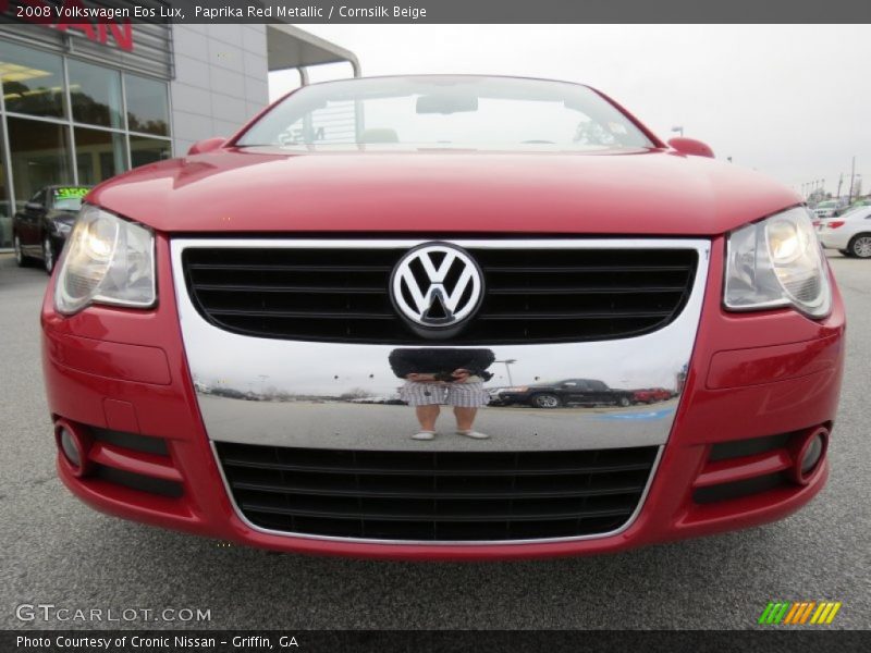 Paprika Red Metallic / Cornsilk Beige 2008 Volkswagen Eos Lux
