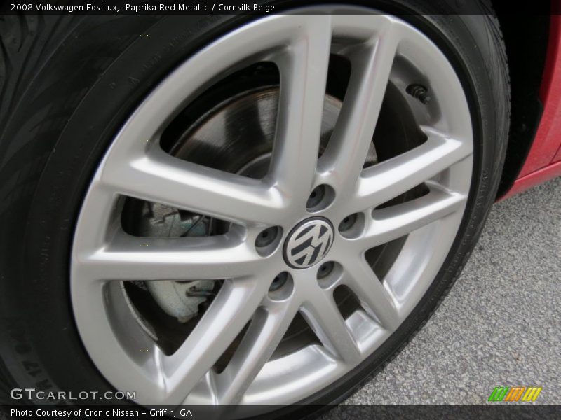 Paprika Red Metallic / Cornsilk Beige 2008 Volkswagen Eos Lux