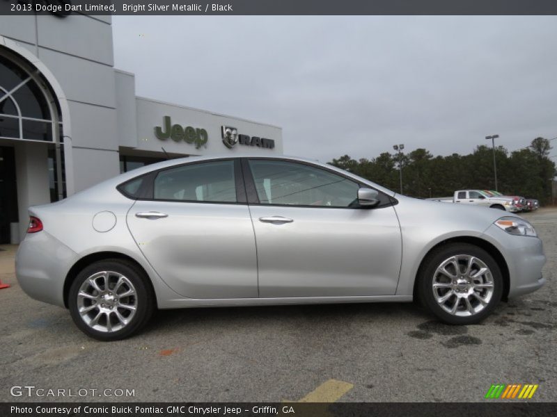 Bright Silver Metallic / Black 2013 Dodge Dart Limited