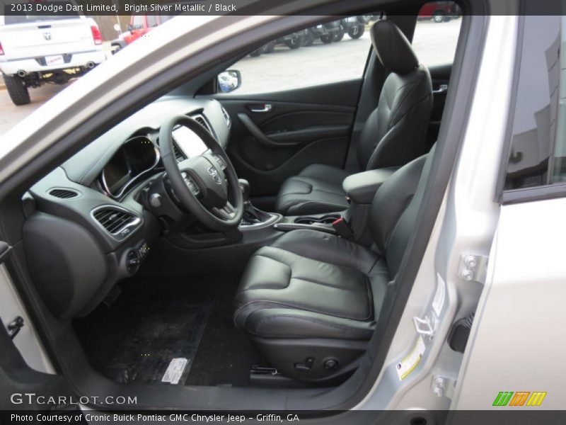 Bright Silver Metallic / Black 2013 Dodge Dart Limited