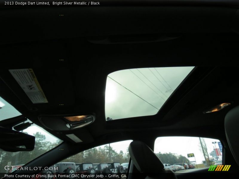 Bright Silver Metallic / Black 2013 Dodge Dart Limited