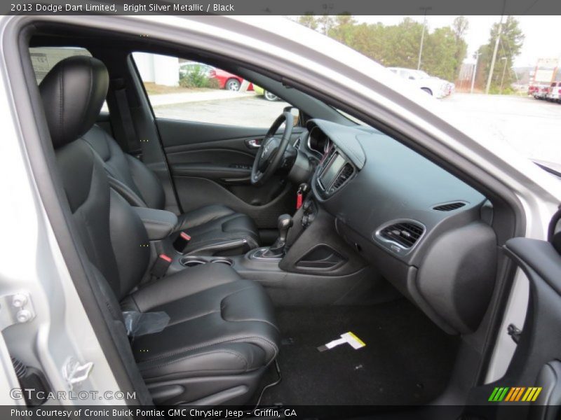 Bright Silver Metallic / Black 2013 Dodge Dart Limited