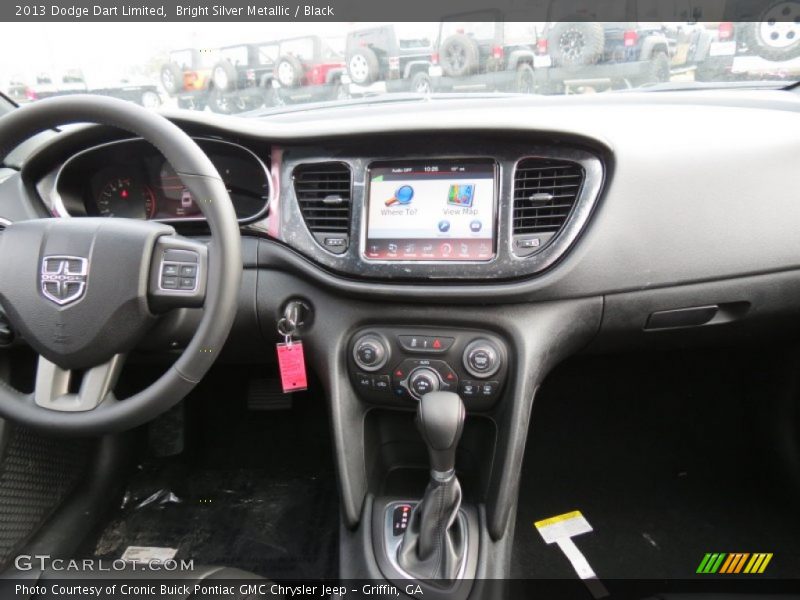 Bright Silver Metallic / Black 2013 Dodge Dart Limited